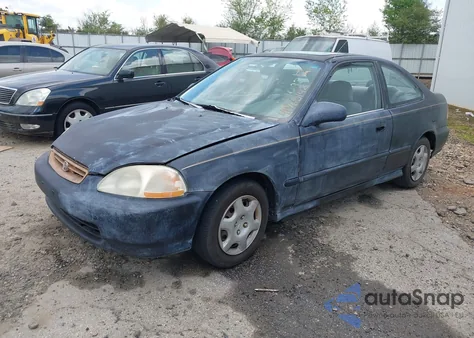 1998 Honda Civic Ex z USA, uszkodzony, nr VIN 1HGEJ8243WL131093